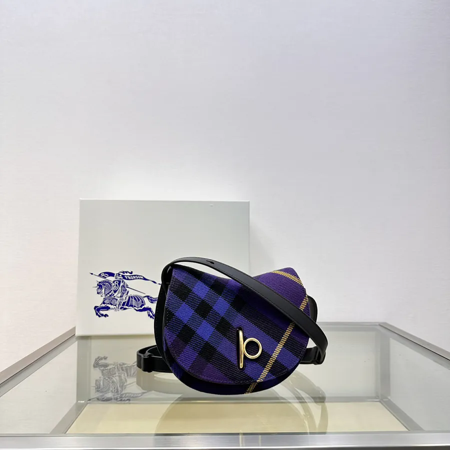 B House New Stand Tall Bag in Grained Calfskin