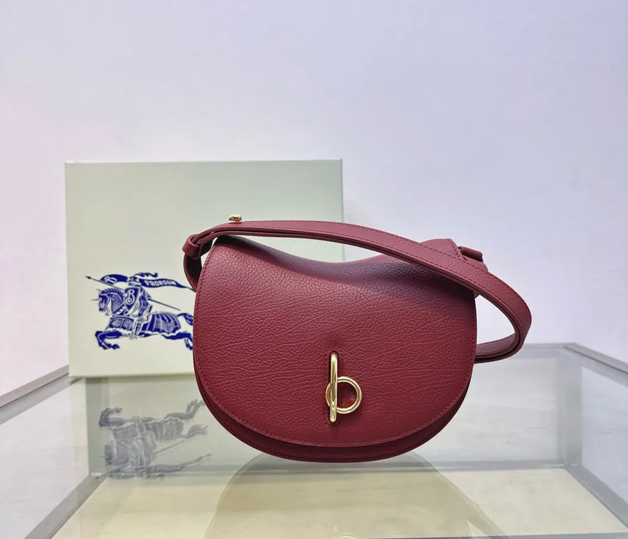 B Family's Latest Stand Up Bag in Grained Calfskin