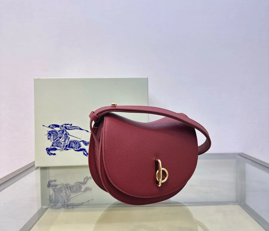 B Family's Latest Stand Up Bag in Grained Calfskin