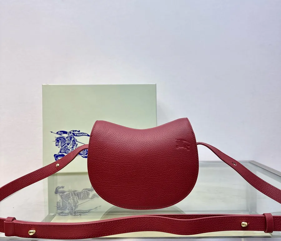 B Family's Latest Stand Up Bag in Grained Calfskin