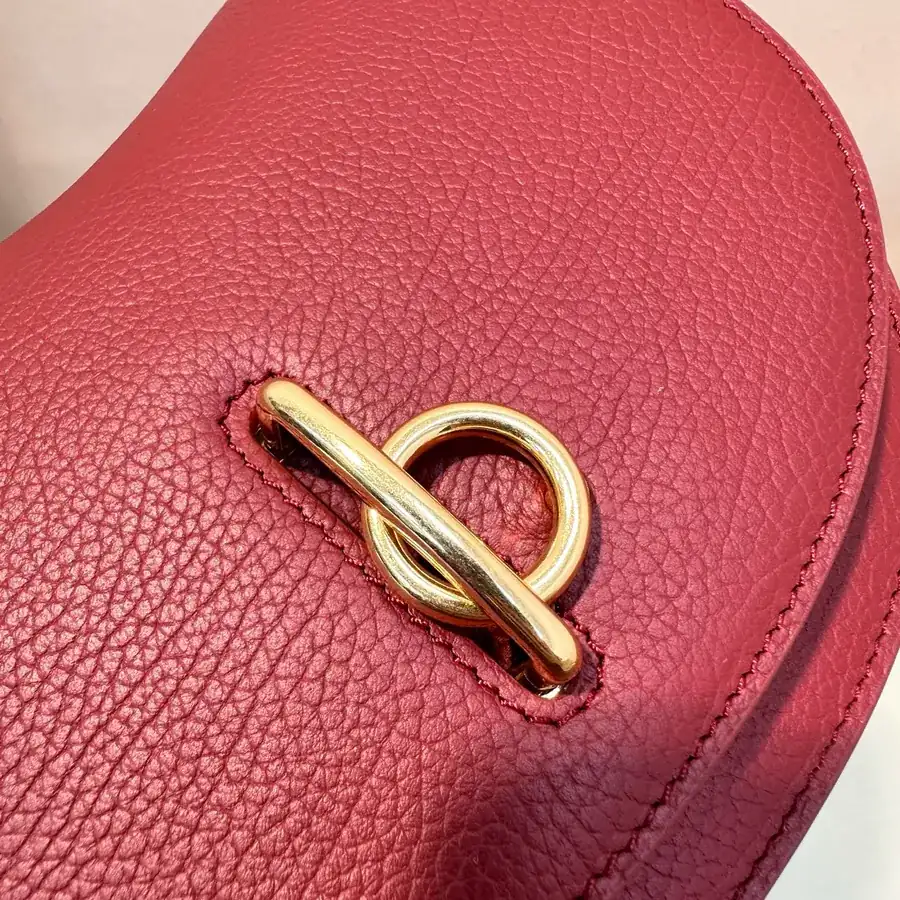 B Family's Latest Stand Up Bag in Grained Calfskin