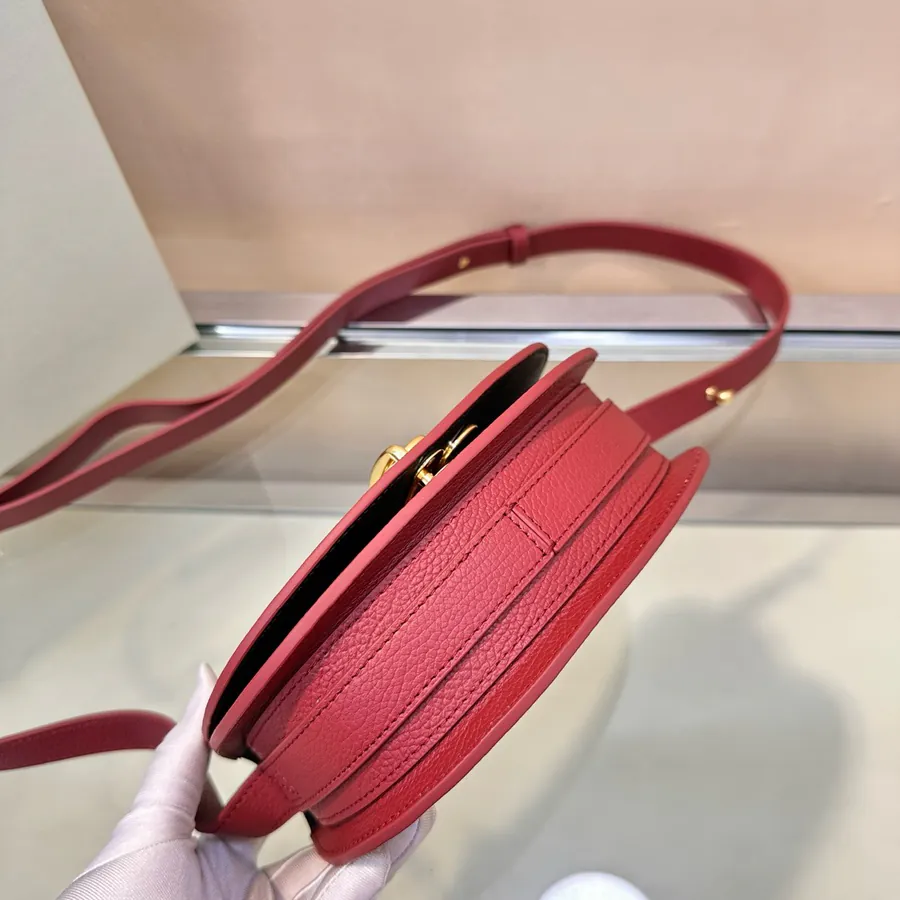 B Family's Latest Stand Up Bag in Grained Calfskin