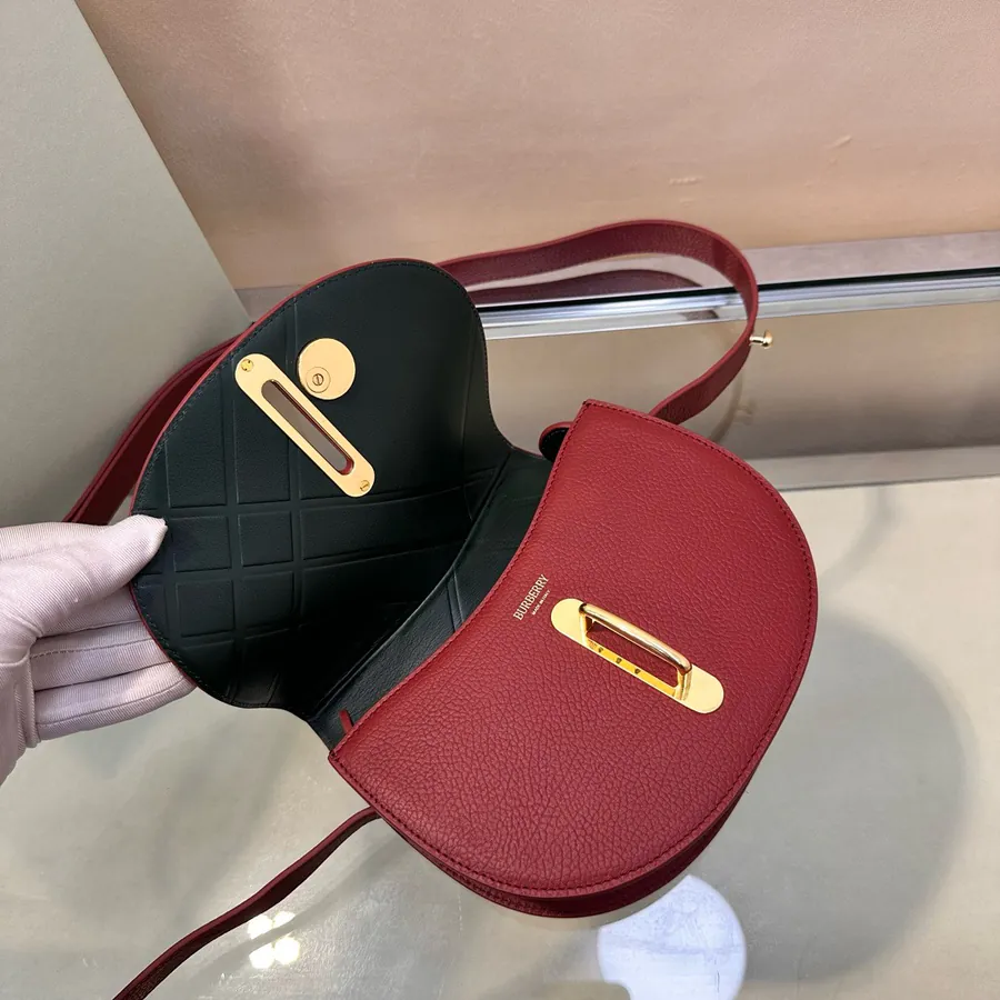 B Family's Latest Stand Up Bag in Grained Calfskin