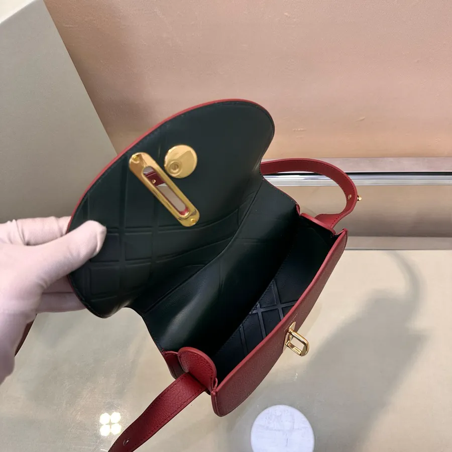 B Family's Latest Stand Up Bag in Grained Calfskin