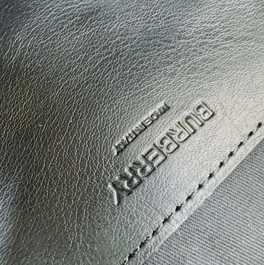 B Brand Mini Crossbody Bag with Grained Calfskin