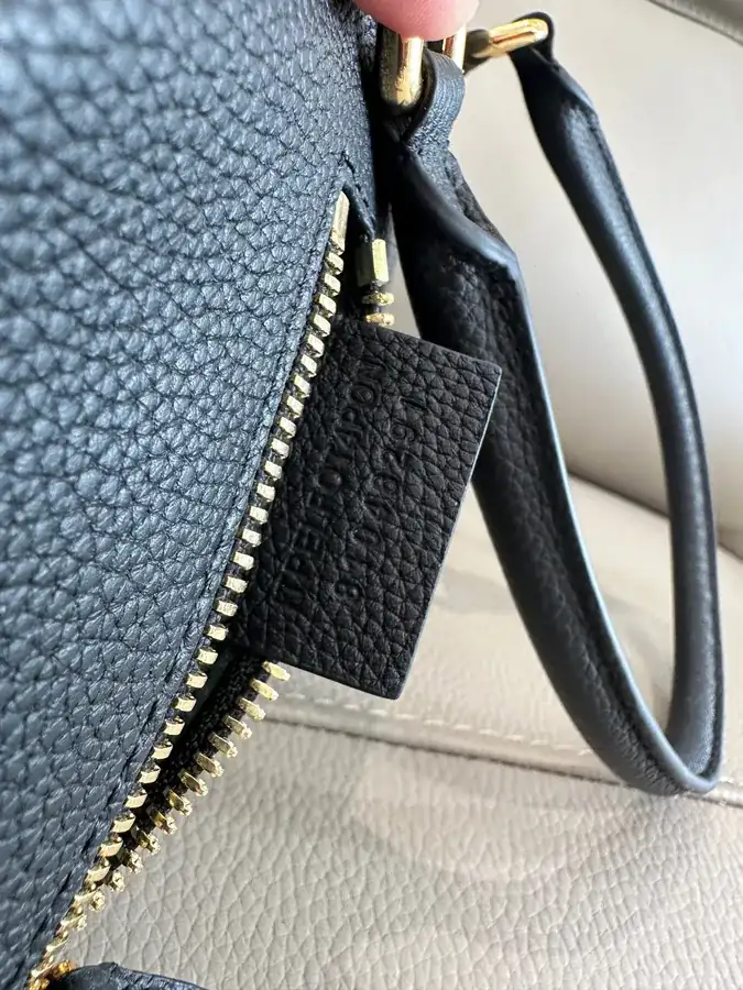 Top B Maison Bowling Bag in Grained Calfskin