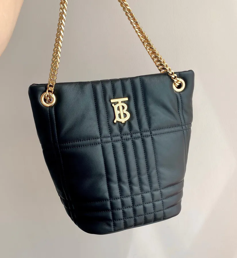 B's Latest Lola Bucket Bag with Quilted Detail