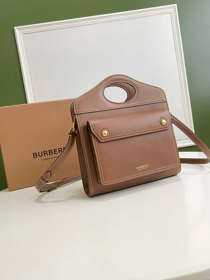 B Family Bucket Bag Mini Size, Vintage Style