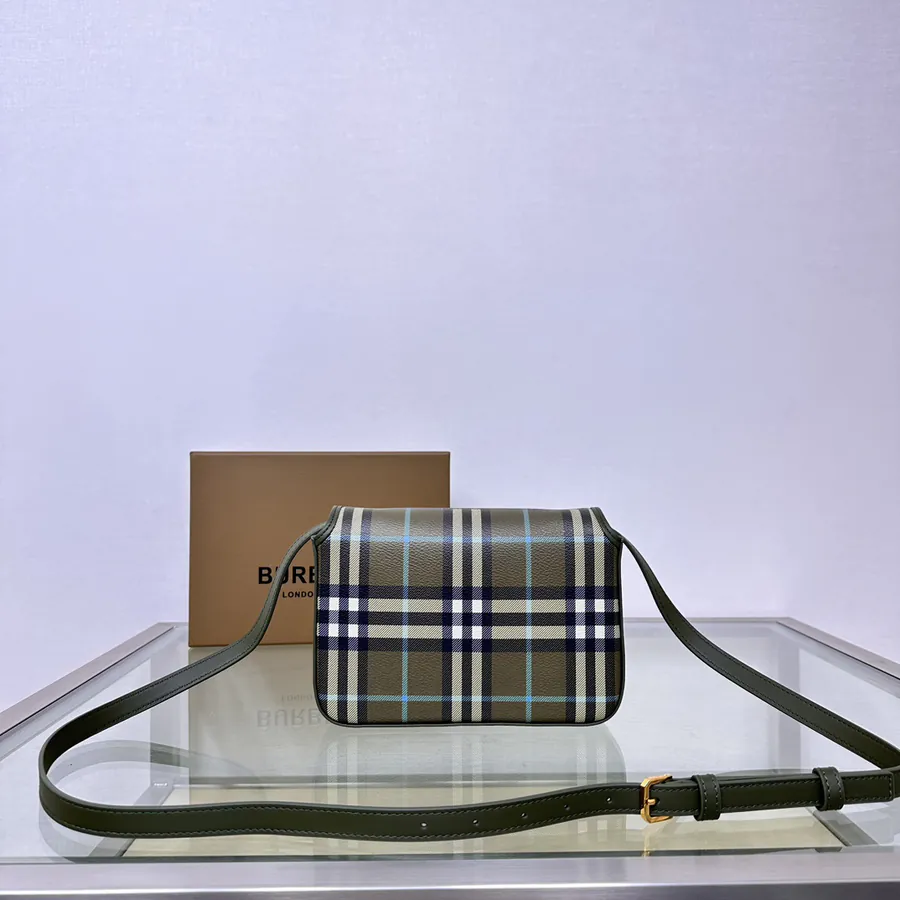 P500B Latest Mini Bag, Smooth Calfskin with Bur Exclusive Pattern
