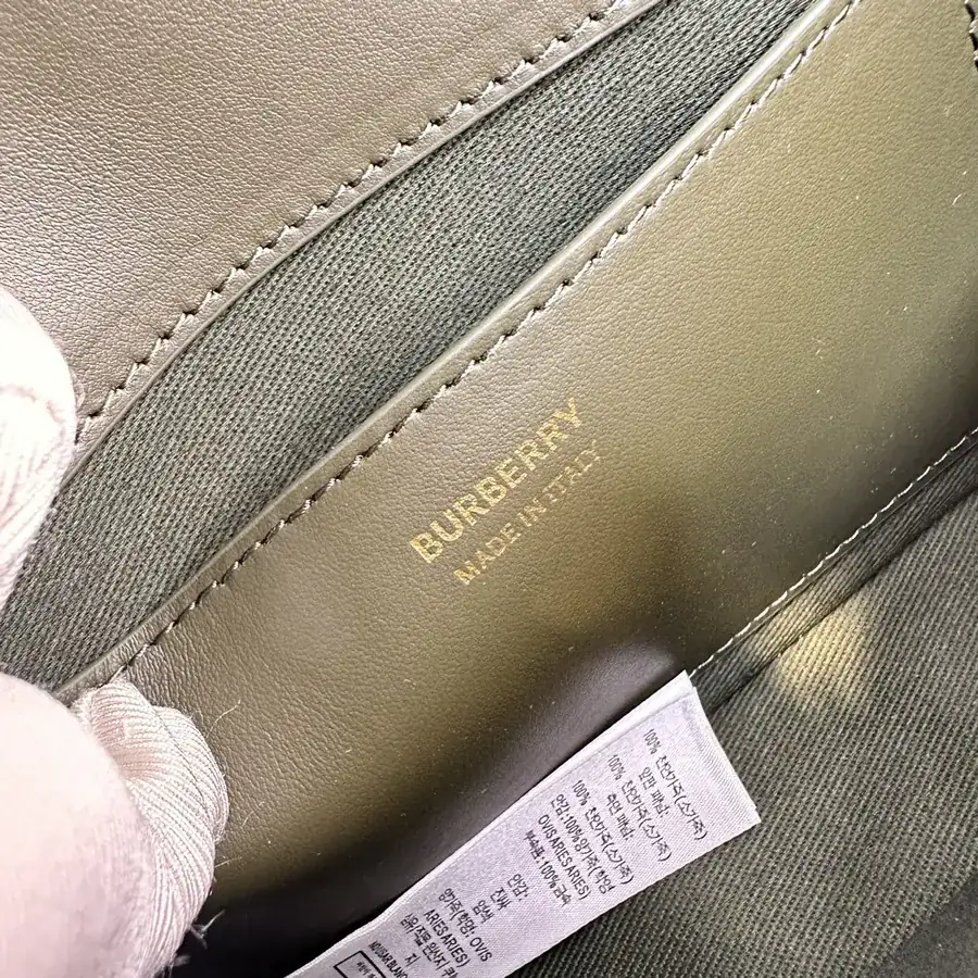 P500B Latest Mini Bag, Smooth Calfskin with Bur Exclusive Pattern