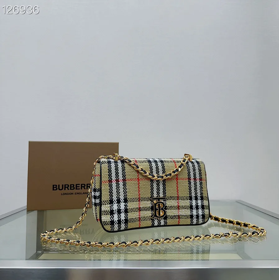 Burberry Check Lola Tote