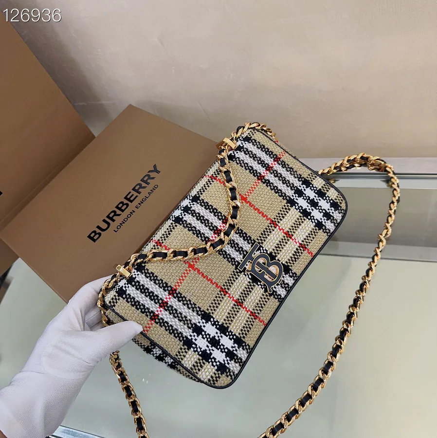 Burberry Check Lola Tote