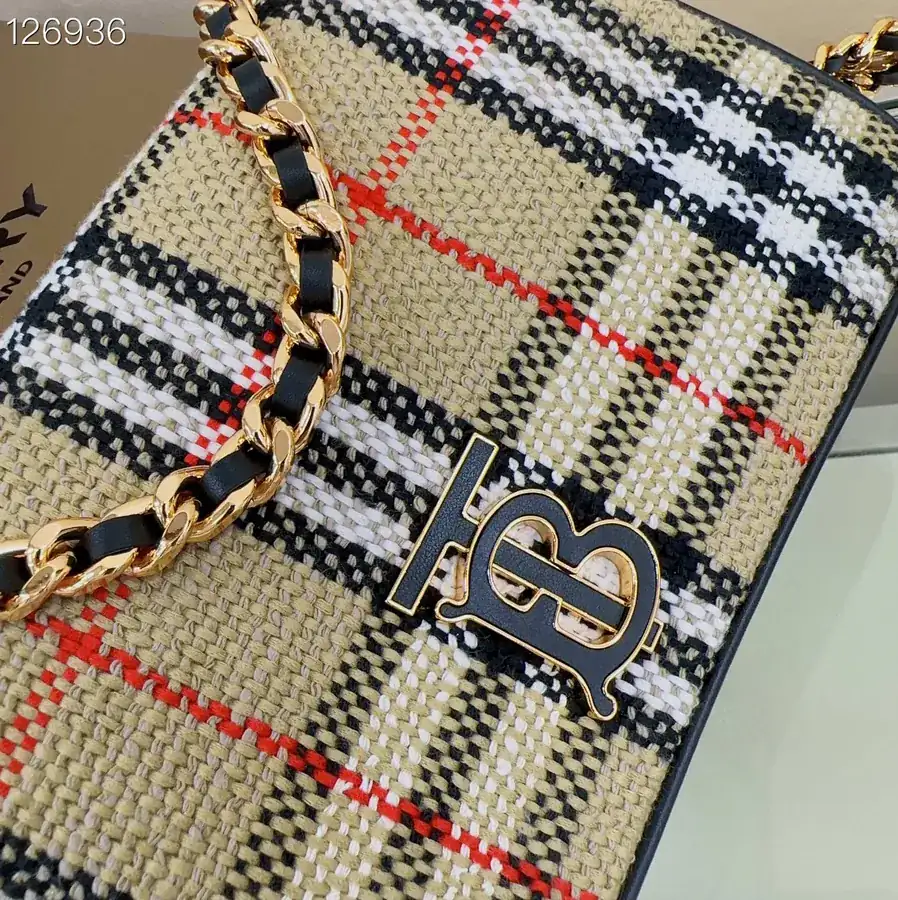 Burberry Check Lola Tote