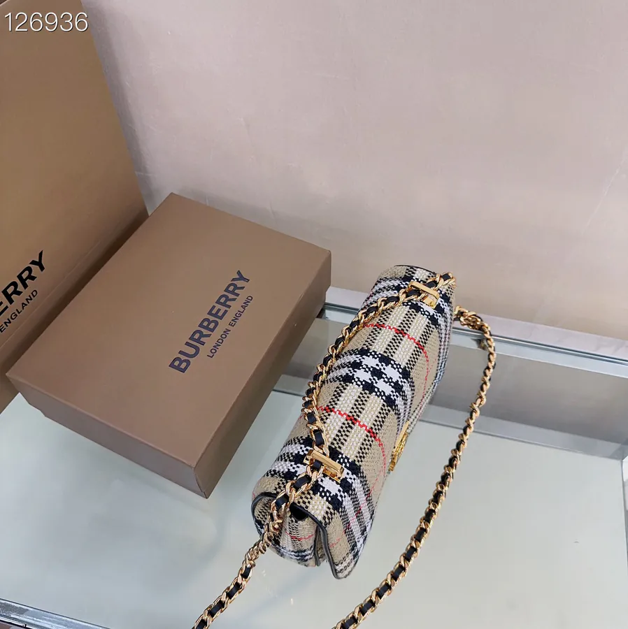 Burberry Check Lola Tote