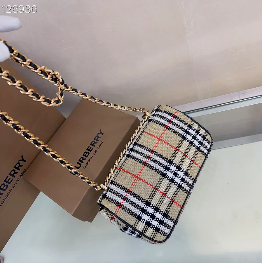 Burberry Check Lola Tote