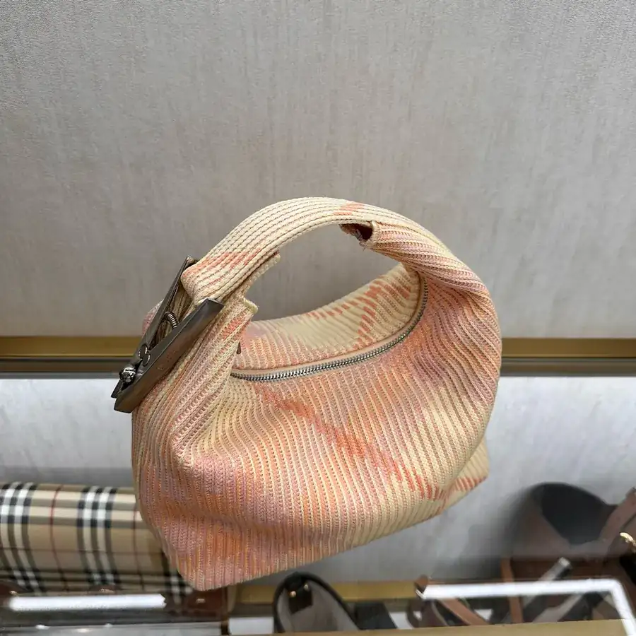 Burberry Grained Calfskin Folder Bag