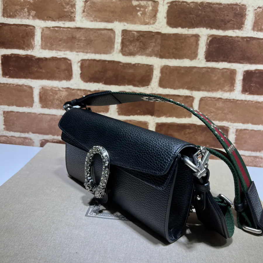 Coco Handle Bucket Bag with Grained Calfskin