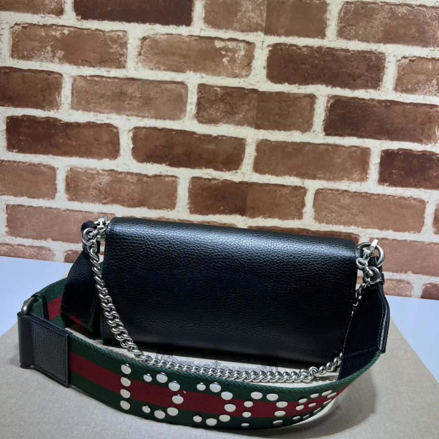 Coco Handle Bucket Bag with Grained Calfskin