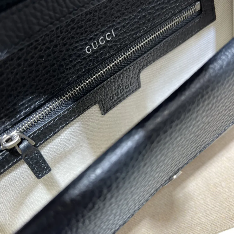 Coco Handle Bucket Bag with Grained Calfskin
