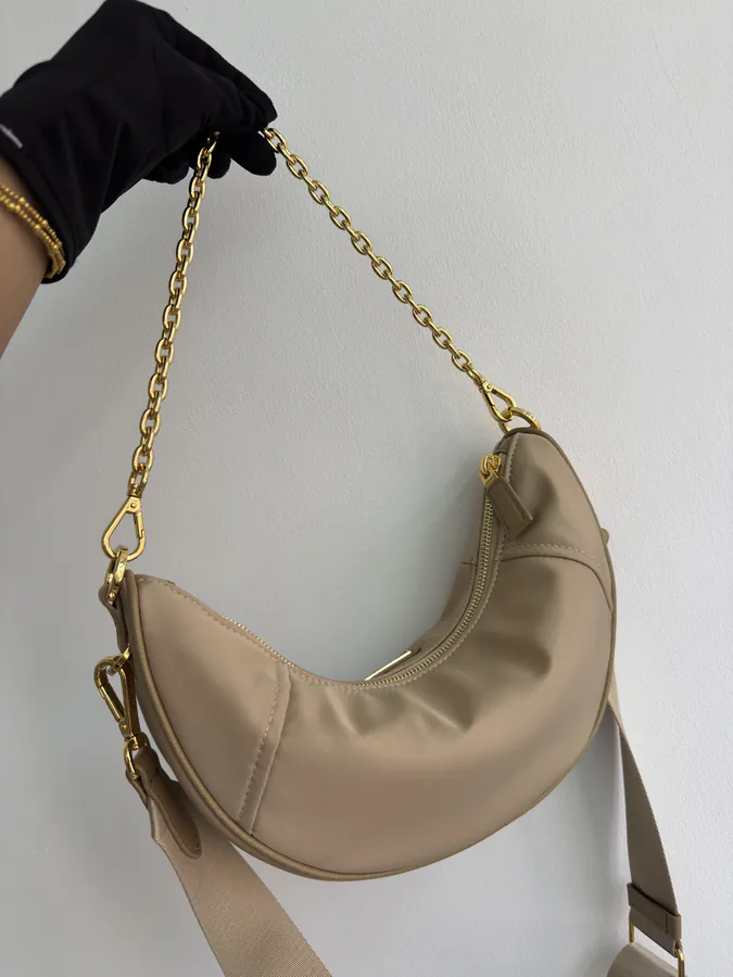 Re Nylon Moon Bag Versatile Design, Archival Style