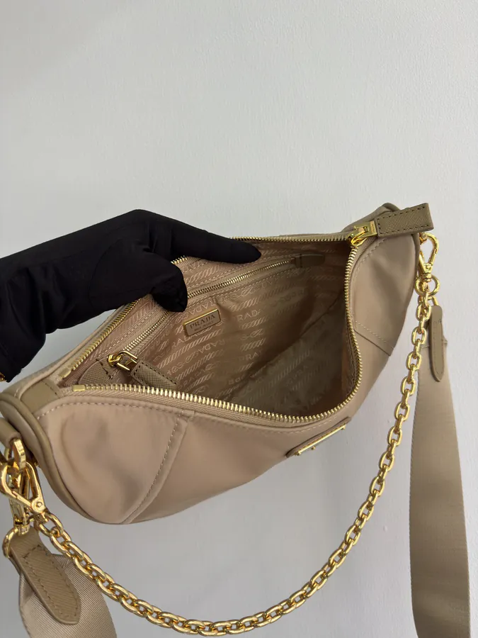 Re Nylon Moon Bag Versatile Design, Archival Style