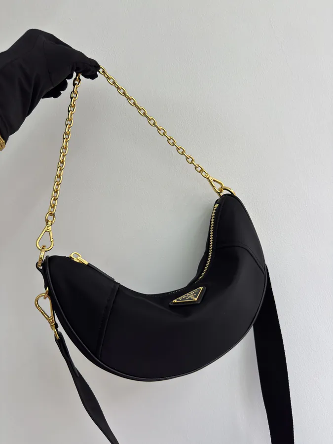 Re Nylon Moon Bag 1BH222 Multi Functional