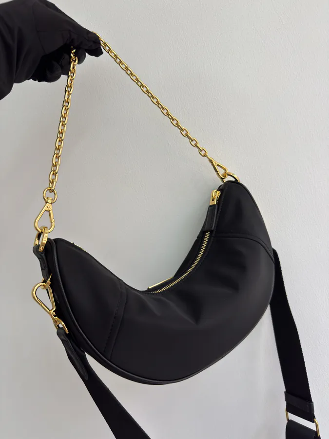 Re Nylon Moon Bag 1BH222 Multi Functional