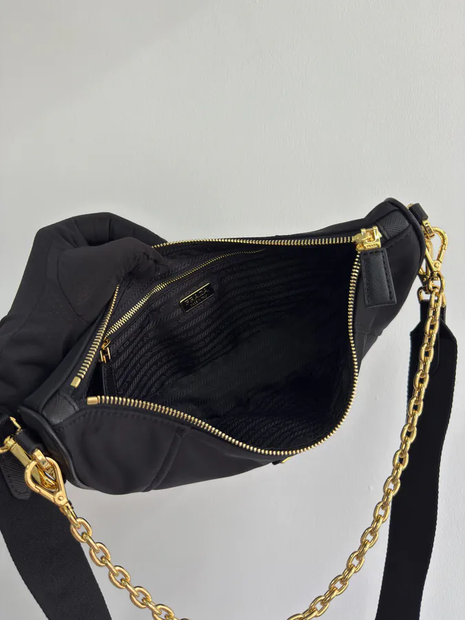 Re Nylon Moon Bag 1BH222 Multi Functional