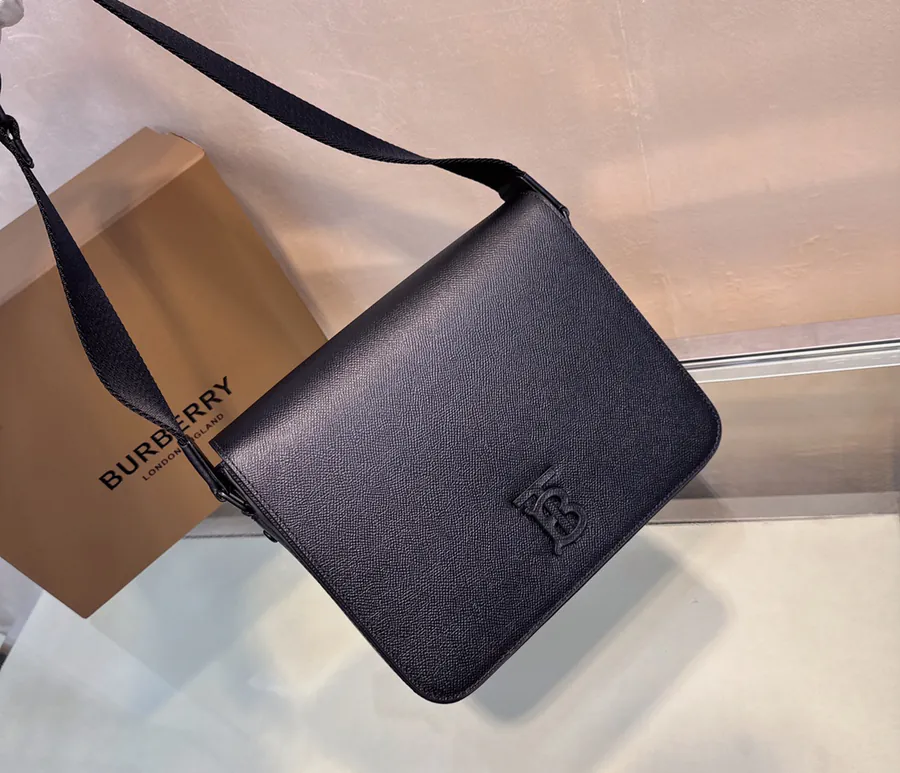 B House Mini Postman Bag with Grained Calfskin