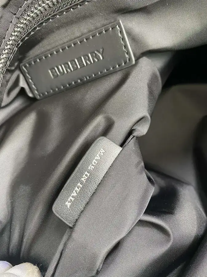 B Brand Tote Bag with Logo Embellishment