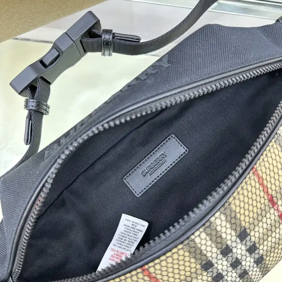 Burberry Bucket Bag with Brand Logo Embroidery