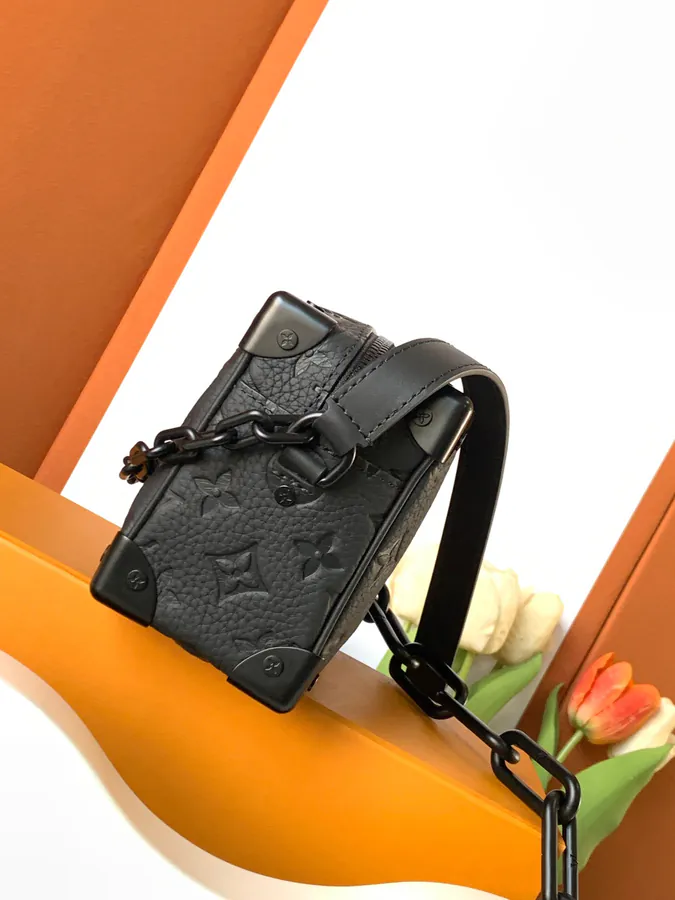 Mini Soft Trunk with Chain Details