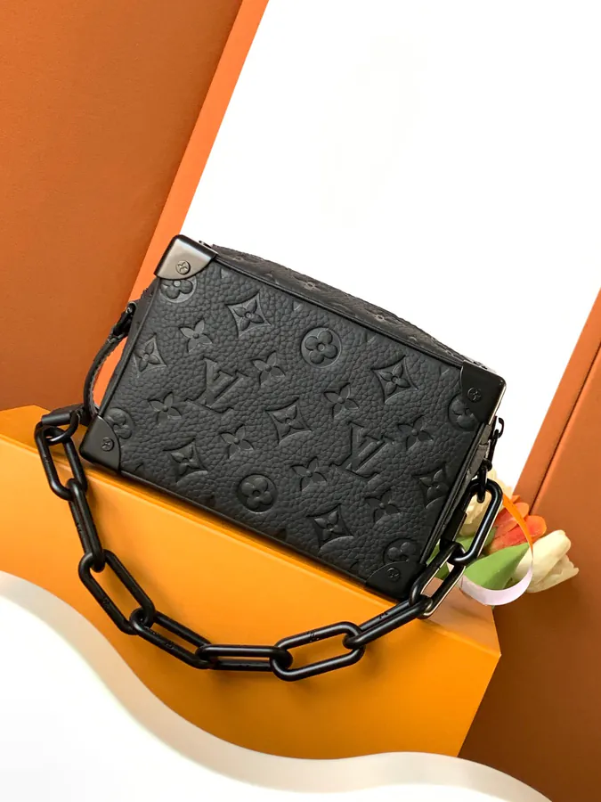Mini Soft Trunk with Chain Details