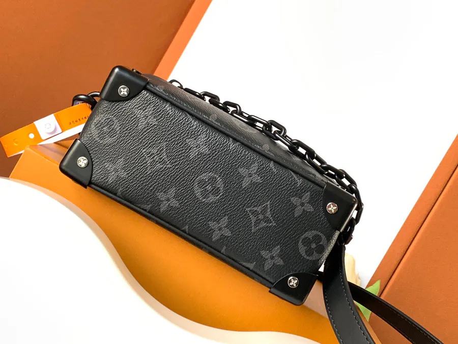 Mini Soft Trunk with Chain Details