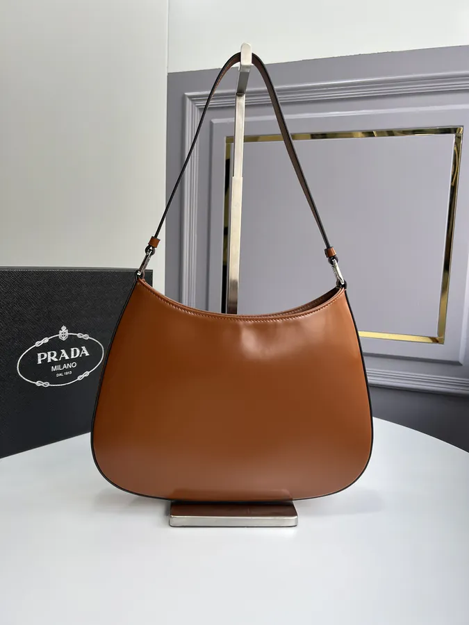 Cleo Shoulder Bag Vintage Style, Brown