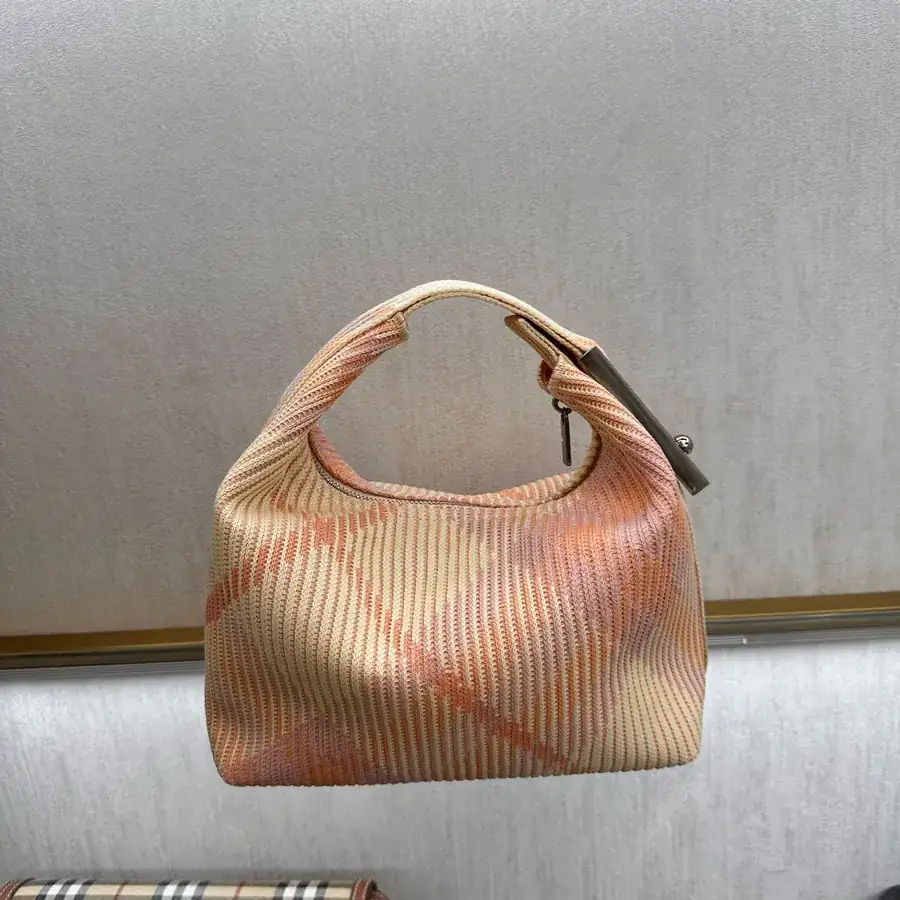 Burberry Grained Calfskin Folder Bag