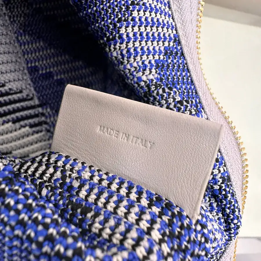 Burberry Zipper Bucket Bag with Grained Calfskin