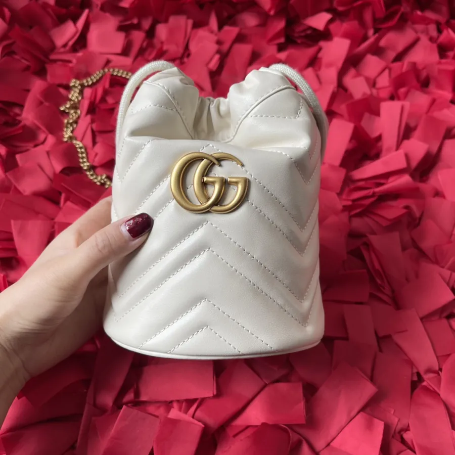 Gucci Full Leather Bucket Bag