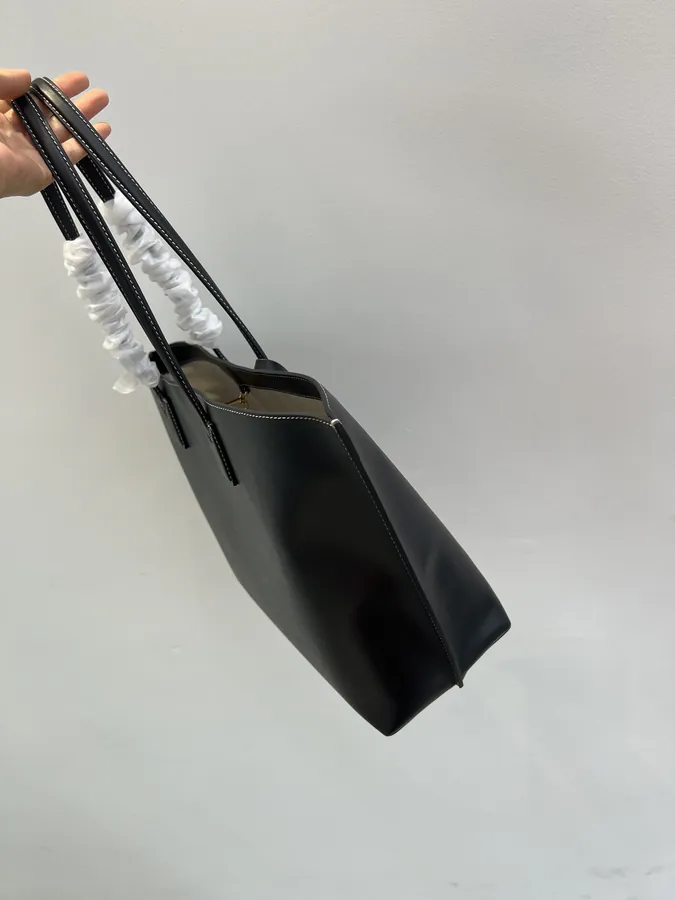 Thomas Burberry Original Bucket Bag with Gold Logo