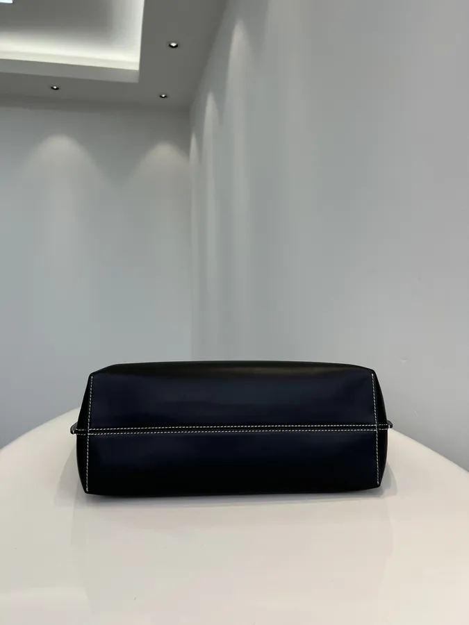 Thomas Burberry Original Bucket Bag with Gold Logo