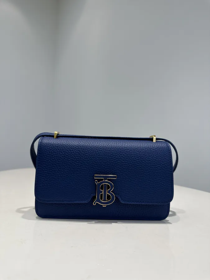 Thomas Burberry Pure Grained Calfskin Tote Bag
