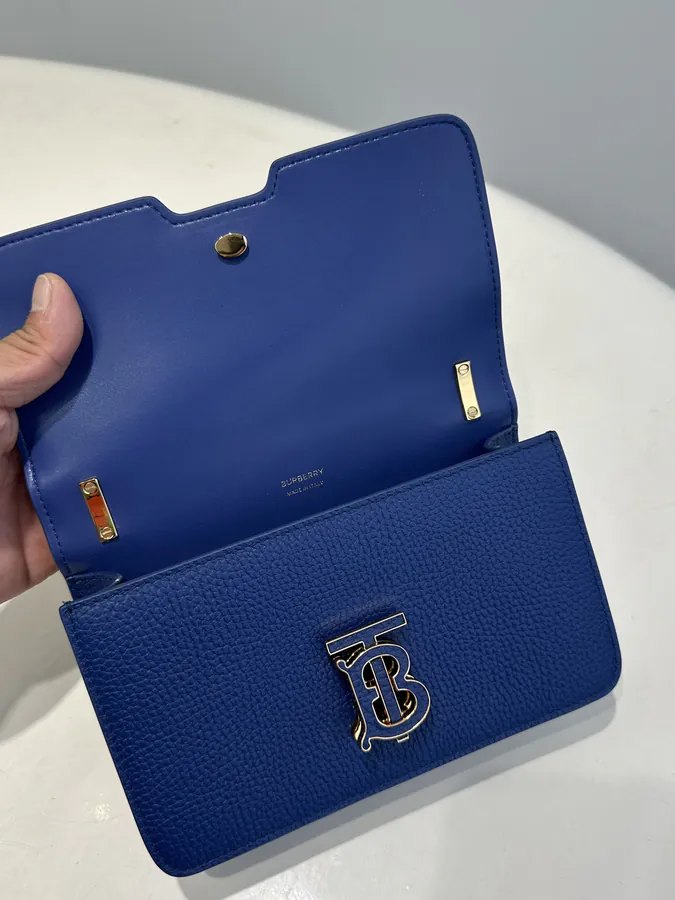 Thomas Burberry Pure Grained Calfskin Tote Bag
