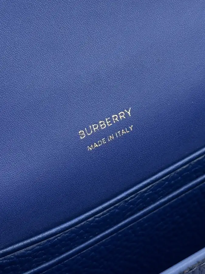 Thomas Burberry Pure Grained Calfskin Tote Bag