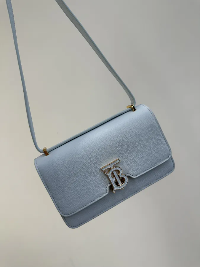 Thomas Burberry Pure Grained Calfskin Tote Bag