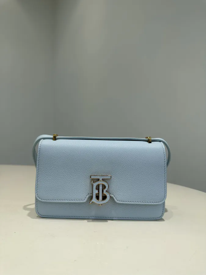 Thomas Burberry Pure Grained Calfskin Tote Bag