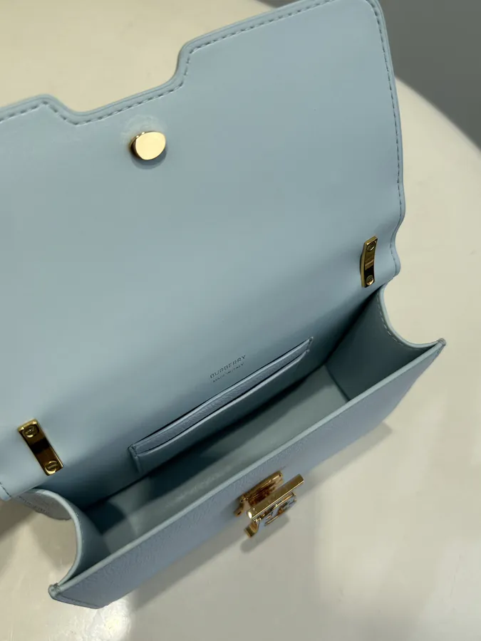 Thomas Burberry Pure Grained Calfskin Tote Bag