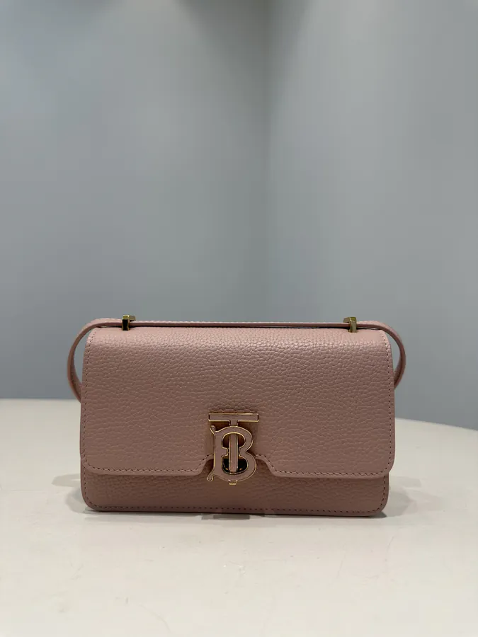 Thomas Burberry Pure Grained Calfskin Tote Bag