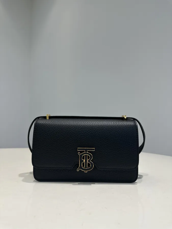 Thomas Burberry Pure Grained Calfskin Tote Bag