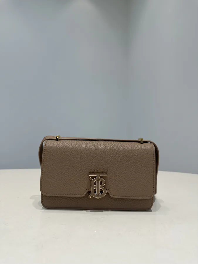 Thomas Burberry Pure Grained Calfskin Tote Bag