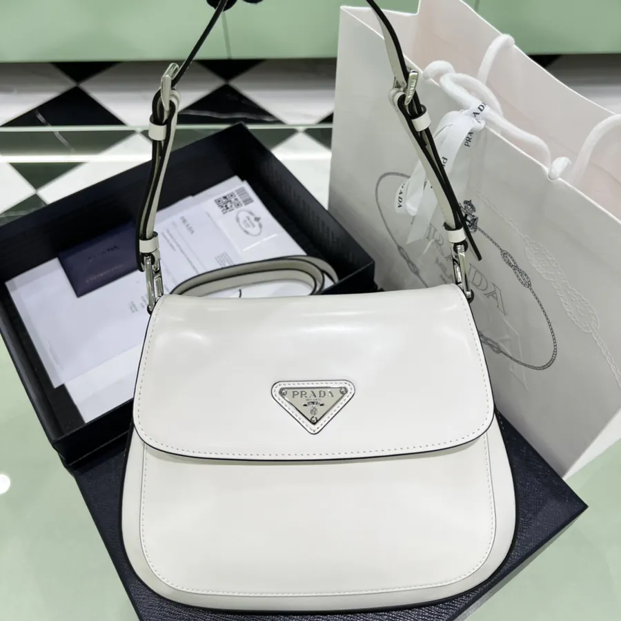 Cleo Light Calfskin Clutch Bucket Bag 1BD303